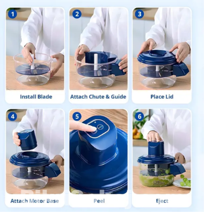 Rechargeable Electric Fruits & Vegetable Peeler